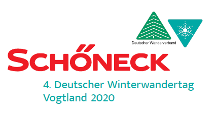 Logo 4. Deutscher Winterwandertag 2020 in Schöneck